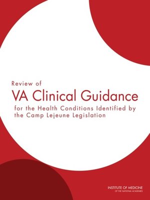 cover image of Review of VA Clinical Guidance for the Health Conditions Identified by the Camp Lejeune Legislation